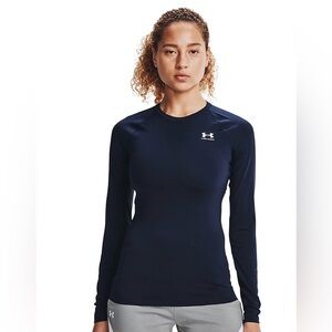 NWT Under Armour Women's HeatGear Compression Long Sleeve Top| XL